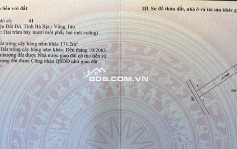 Chính chủ bán đất ở Bà Rịa Vũng Tàu